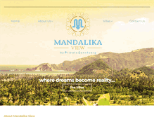 Tablet Screenshot of mandalikaview.com